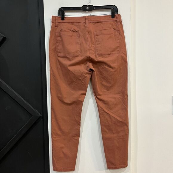 J Crew Women’s High Rise Skinny Cargo Pants 30 Waist Salmon Preppy - Picture 3 of 5